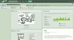 Desktop Screenshot of mylittlederpyhooves.deviantart.com