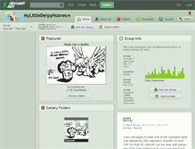 Tablet Screenshot of mylittlederpyhooves.deviantart.com