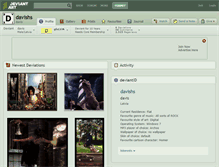 Tablet Screenshot of davishs.deviantart.com