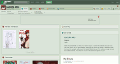 Desktop Screenshot of kagura-aru.deviantart.com