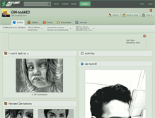 Tablet Screenshot of gin-soaked.deviantart.com