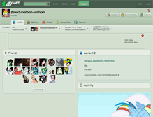 Tablet Screenshot of blood-demon-shinobi.deviantart.com