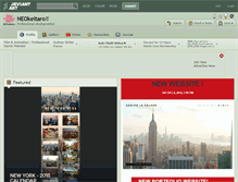 Tablet Screenshot of neokeitaro.deviantart.com