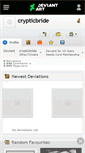 Mobile Screenshot of crypticbride.deviantart.com