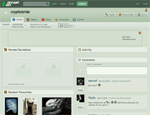 Tablet Screenshot of crypticbride.deviantart.com