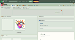 Desktop Screenshot of lopm.deviantart.com