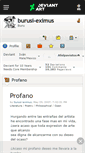 Mobile Screenshot of burusi-eximus.deviantart.com