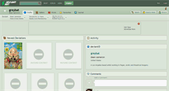 Desktop Screenshot of greybat.deviantart.com