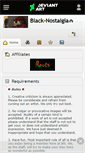Mobile Screenshot of black-nostalgia.deviantart.com