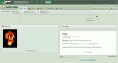Desktop Screenshot of lupine-lupus.deviantart.com