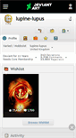 Mobile Screenshot of lupine-lupus.deviantart.com