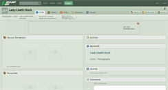 Desktop Screenshot of lady-liseth-stock.deviantart.com