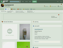 Tablet Screenshot of maciejnawrot.deviantart.com