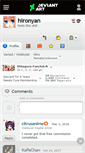 Mobile Screenshot of hironyan.deviantart.com