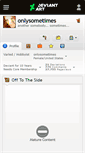 Mobile Screenshot of onlysometimes.deviantart.com