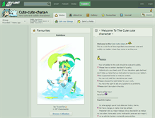 Tablet Screenshot of cute-cute-chara.deviantart.com