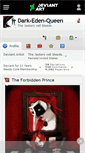 Mobile Screenshot of dark-eden-queen.deviantart.com