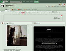 Tablet Screenshot of crazymurdock1.deviantart.com