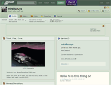 Tablet Screenshot of miraikazuya.deviantart.com