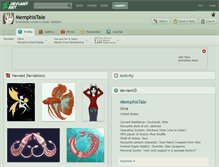 Tablet Screenshot of memphistale.deviantart.com