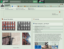 Tablet Screenshot of buzzzlll.deviantart.com