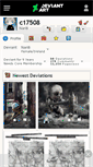 Mobile Screenshot of c17508.deviantart.com