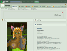 Tablet Screenshot of jrkepler.deviantart.com