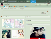 Tablet Screenshot of anaselrhali.deviantart.com