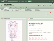 Tablet Screenshot of bounceyflaaffy.deviantart.com