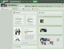 Tablet Screenshot of clarkxbrainy.deviantart.com