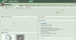 Desktop Screenshot of georgebush.deviantart.com