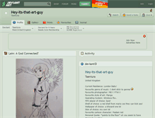 Tablet Screenshot of hey-its-that-art-guy.deviantart.com