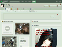 Tablet Screenshot of i-am-sky.deviantart.com