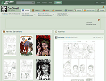 Tablet Screenshot of danolwell.deviantart.com