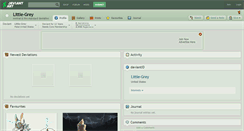 Desktop Screenshot of little-grey.deviantart.com
