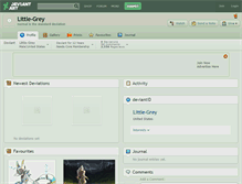 Tablet Screenshot of little-grey.deviantart.com