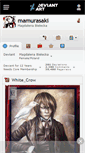Mobile Screenshot of mamurasaki.deviantart.com