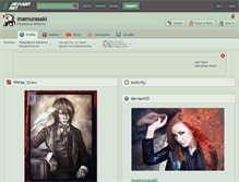 Tablet Screenshot of mamurasaki.deviantart.com