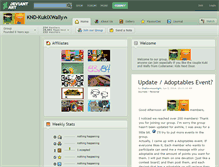 Tablet Screenshot of knd-kukixwally.deviantart.com