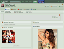 Tablet Screenshot of lylalstutorials.deviantart.com