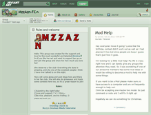 Tablet Screenshot of mzzazn-fc.deviantart.com