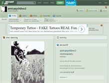 Tablet Screenshot of anni-psych0wx3.deviantart.com