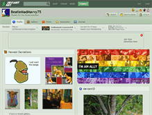 Tablet Screenshot of beatlemadmavvy75.deviantart.com