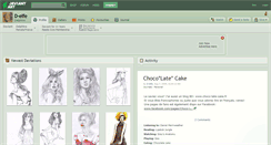 Desktop Screenshot of d-elfe.deviantart.com