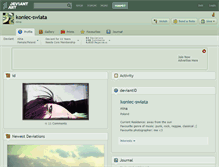 Tablet Screenshot of koniec-swiata.deviantart.com