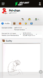 Mobile Screenshot of pei-chan.deviantart.com