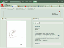 Tablet Screenshot of pei-chan.deviantart.com