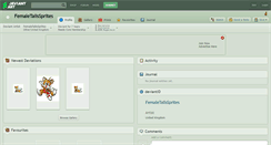 Desktop Screenshot of femaletailssprites.deviantart.com