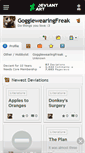 Mobile Screenshot of gogglewearingfreak.deviantart.com