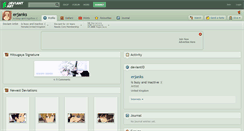 Desktop Screenshot of erjanks.deviantart.com